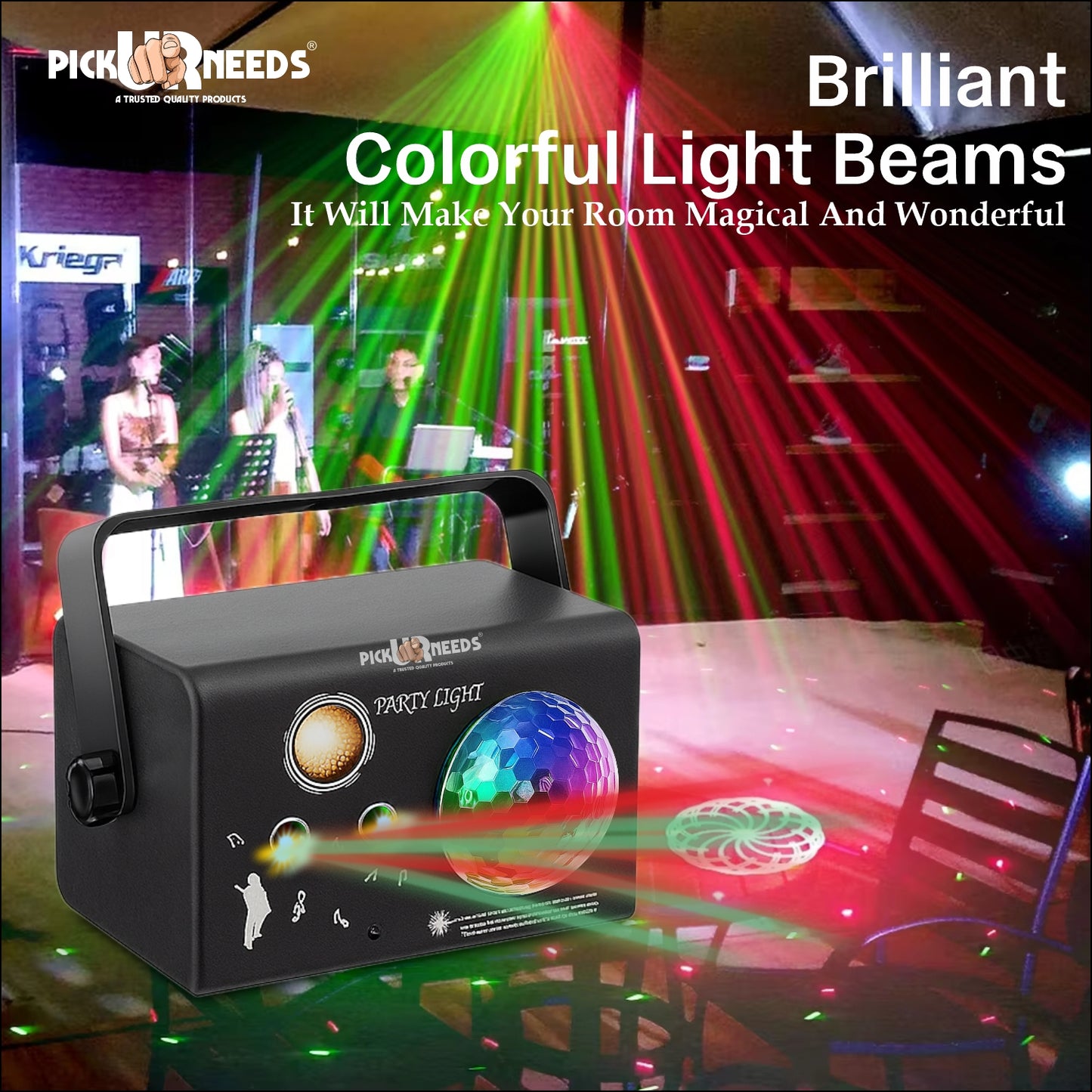 Pick Ur Needs 1 LEDs 14 m Multicolor Color Changing Disco Rice Lights
