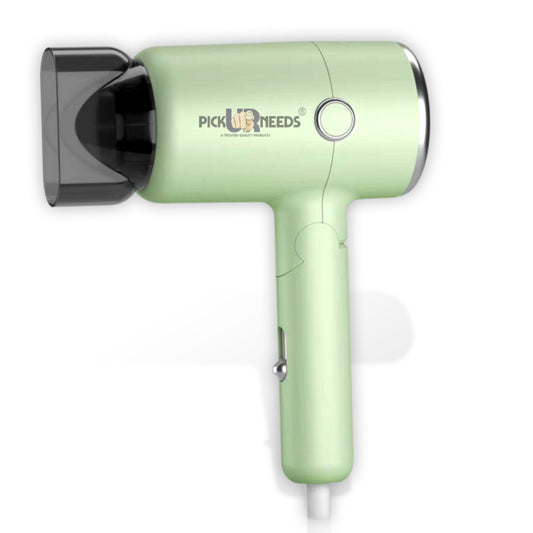 Pick Ur Needs Foldable Hair Dryer Stylish 2000W Professional Hot & Cold Hair Dryer with Handle Hair Dryer  (2000 W, Green)