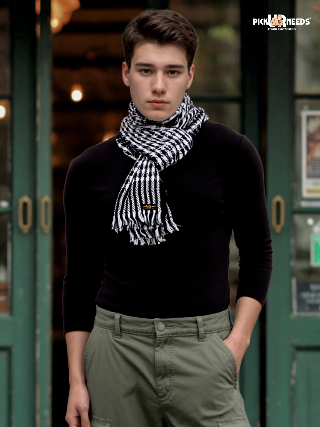 Pick Ur Needs Stylish Mens Muffler  Warm, Soft & Trendy Wint