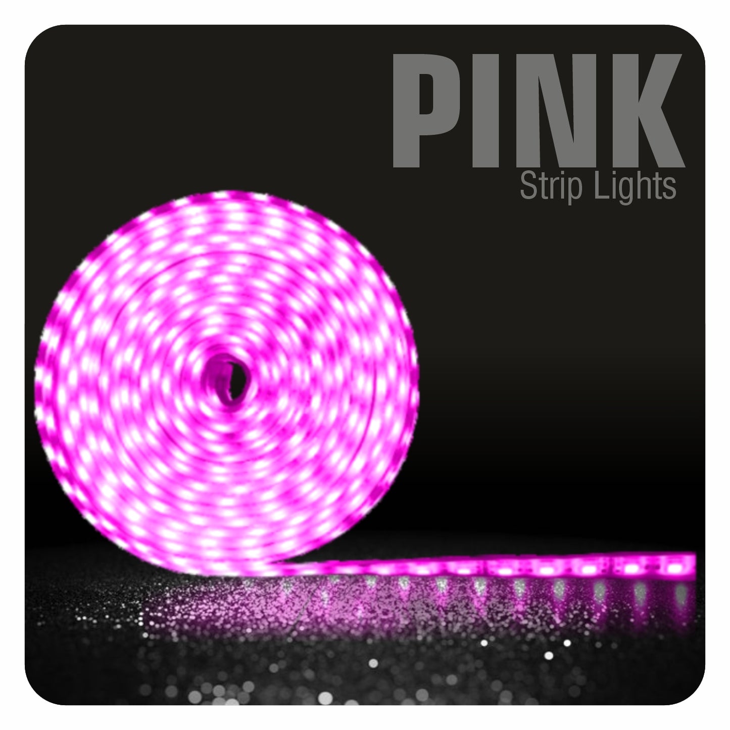 Pick Ur Needs 20M 2400 LED Strip Light-ultra-bright, energy-efficient white LED strip.