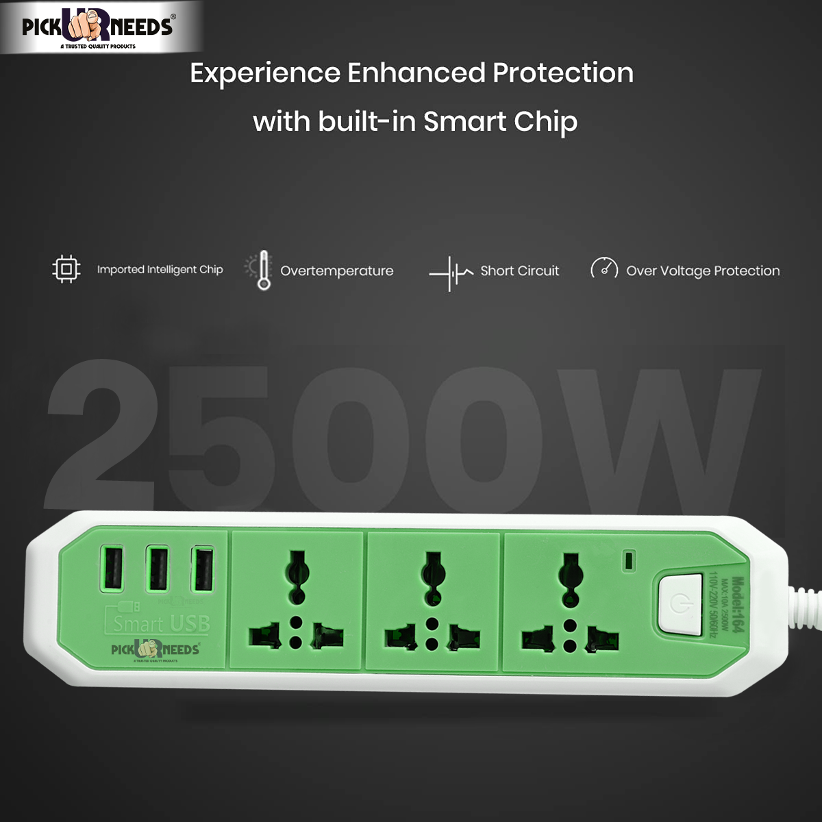 Pick Ur Needs Extension Cord/Board Electrical Socket For Electronic Devices With 3 Socket 8 A Three Pin Socket