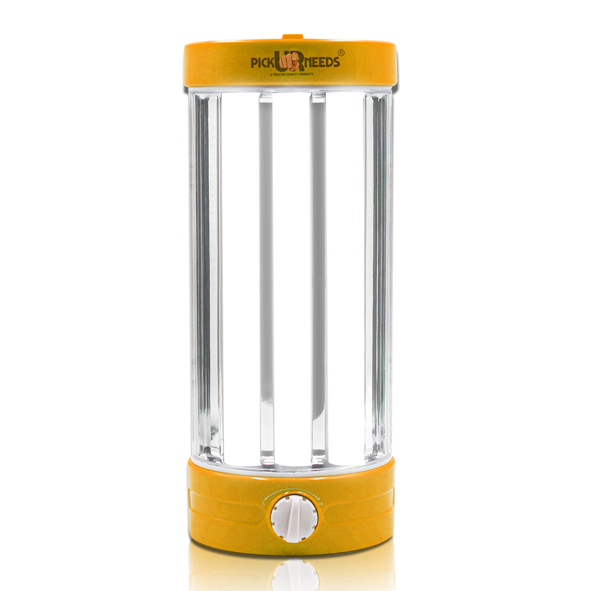 Pick Ur Needs® Extra Brightness Rechargeable LED Lantern Emergency Light 40W with Eco Friendly Solar Panel(3W + 9V)