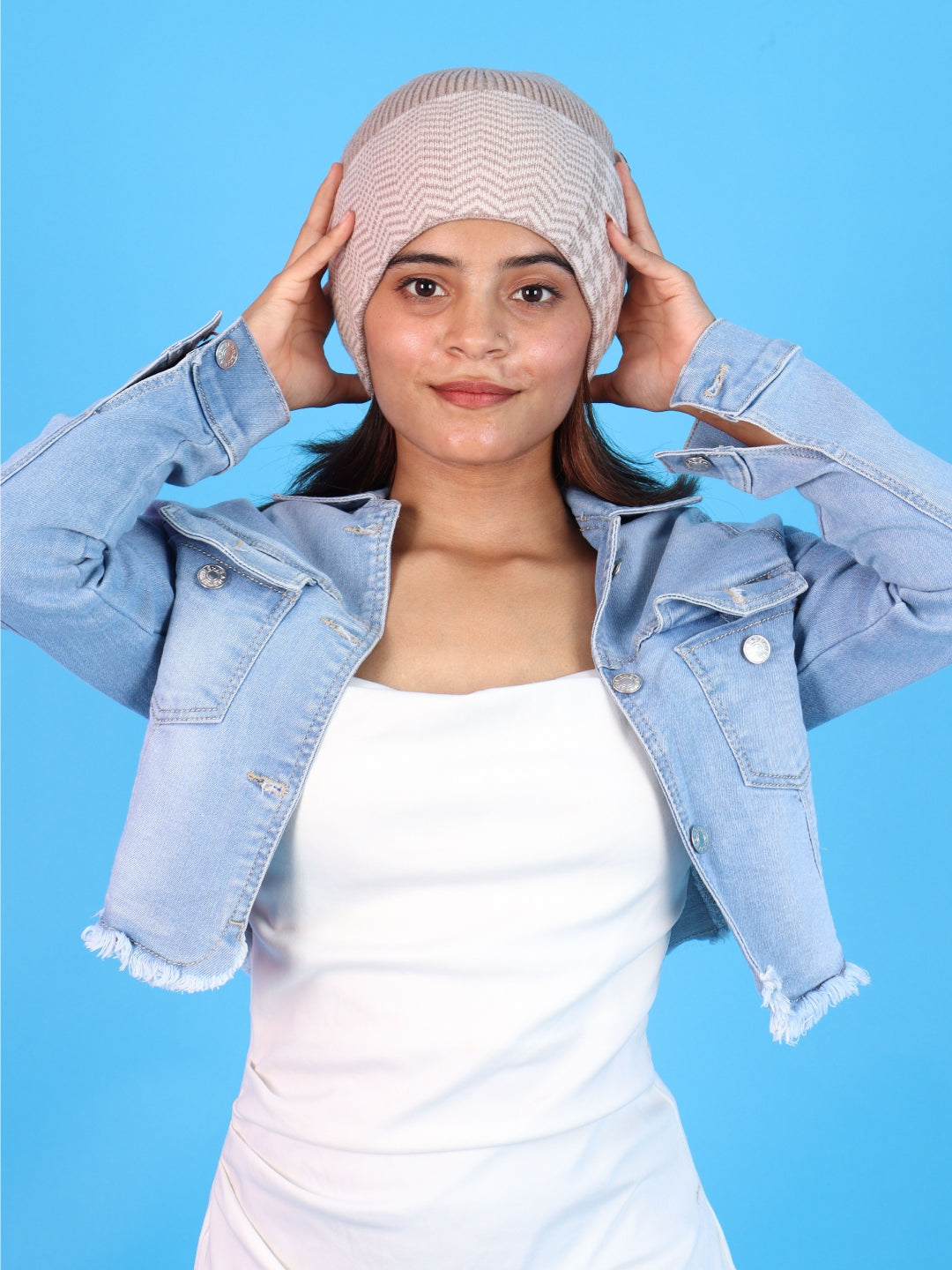 Pick Ur Needs Winter Cuff Beanie Cap – Double-Layered Warm Winter Hat