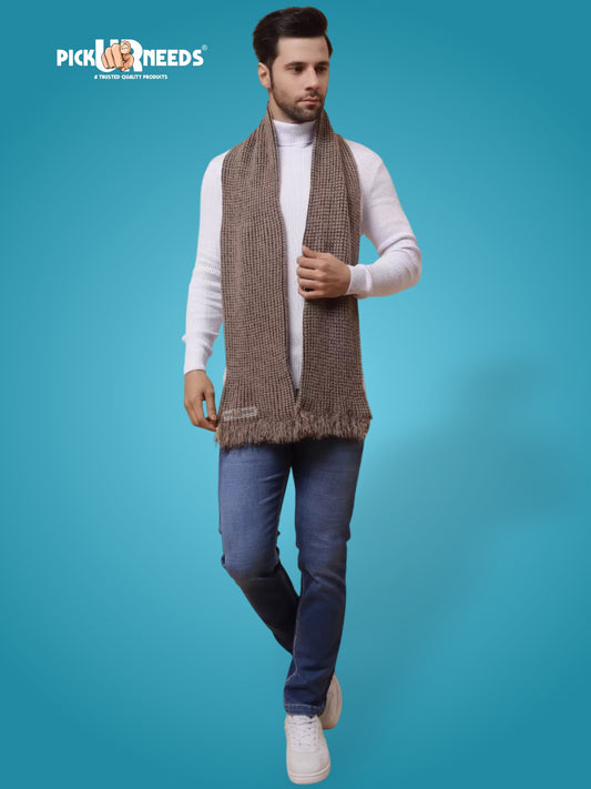 Pick Ur Needs Stylish Mens Muffler  Warm, Soft & Trendy Wint