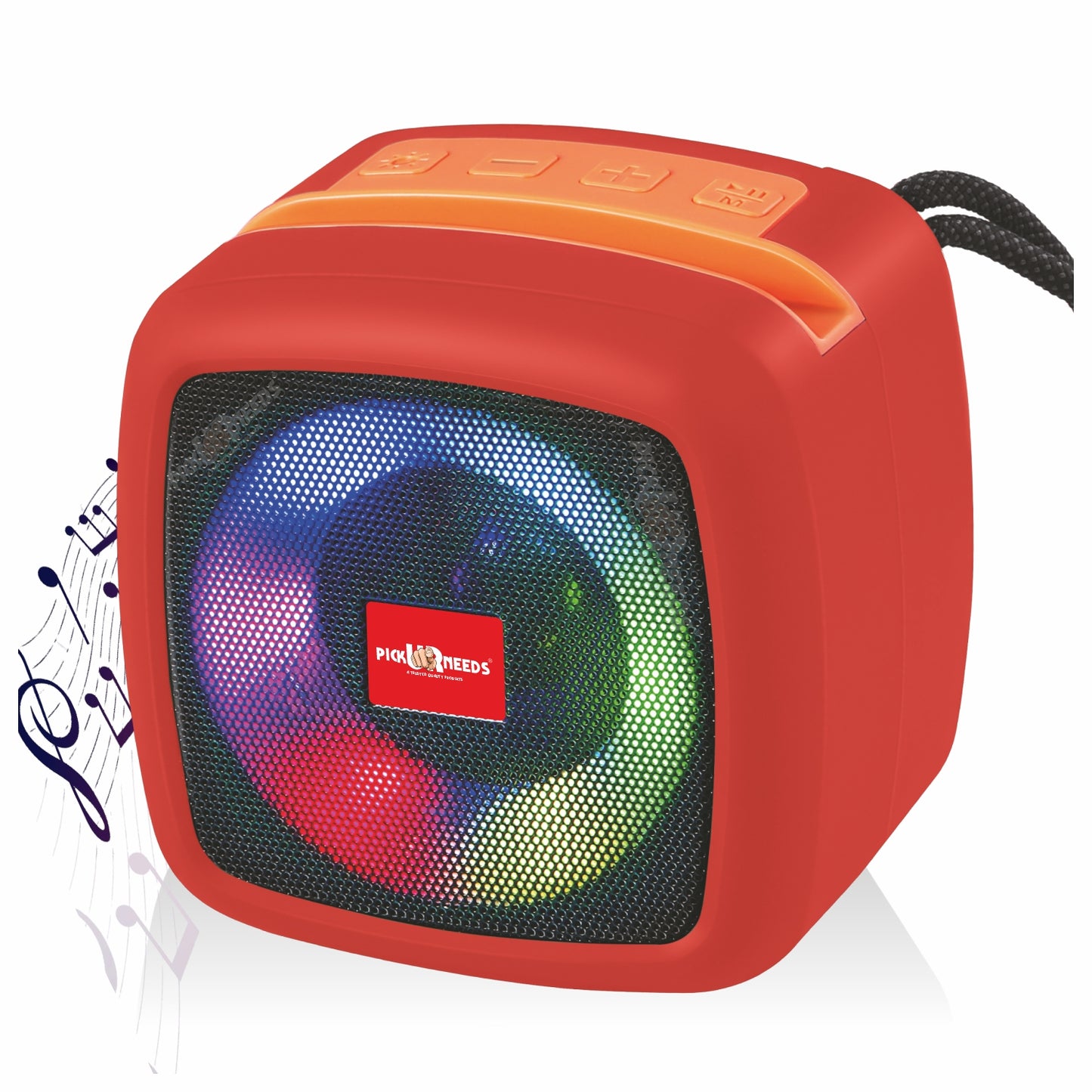 Pick Ur Needs Portable Wireless Extra Bass Mini DJ Bluetooth Party Speaker with RGB Lightshow 5 W Bluetooth Speaker  (Green, 5.0 Channel)