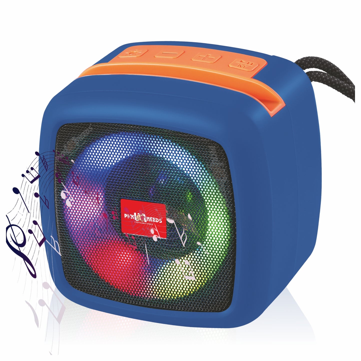 Pick Ur Needs Portable Wireless Extra Bass Mini DJ Bluetooth Party Speaker with RGB Lightshow 5 W Bluetooth Speaker  (Green, 5.0 Channel)