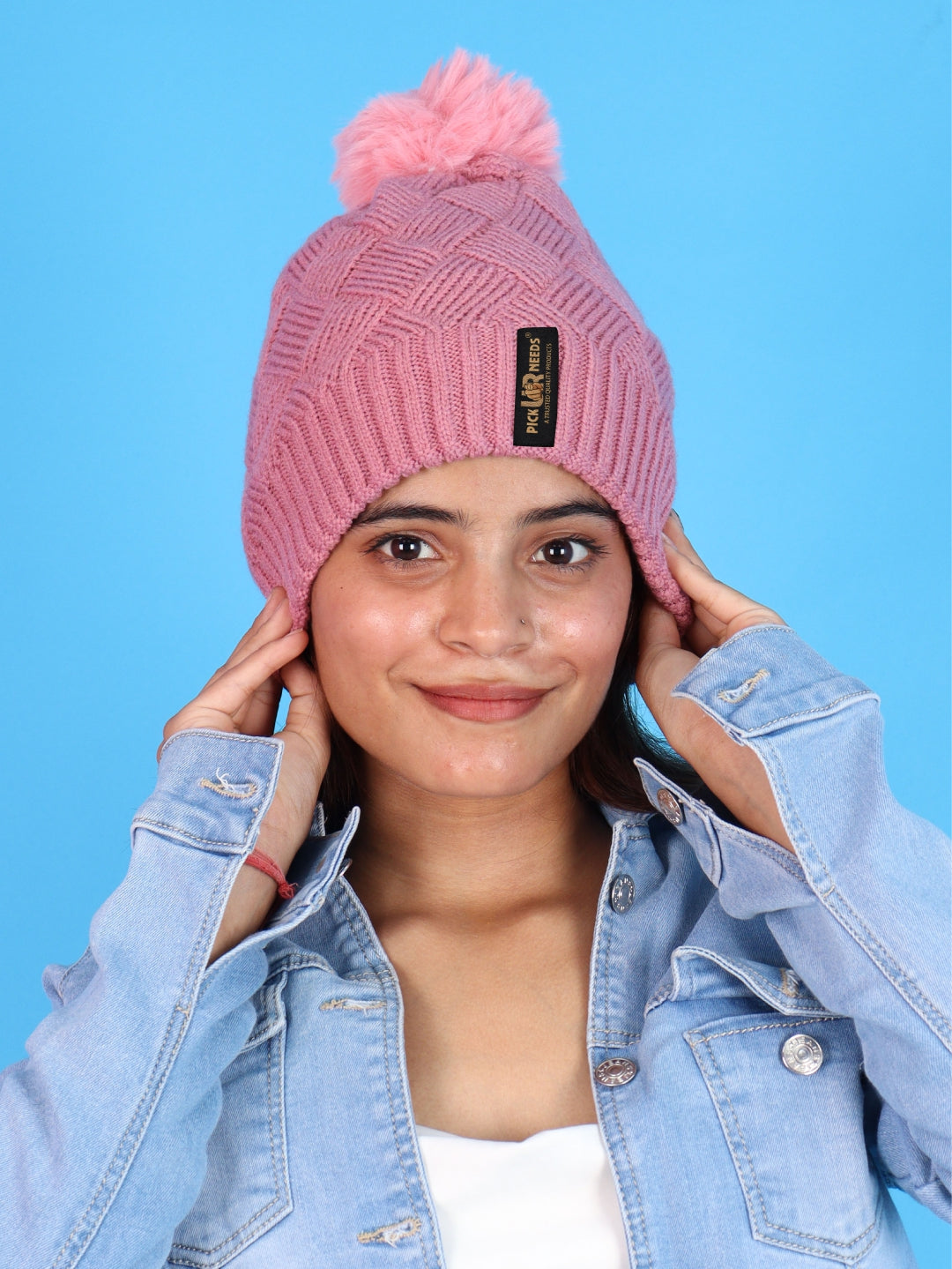 Pick Ur Needs Woolen Winter Cap – Warm & Stylish Winter Wear for Women