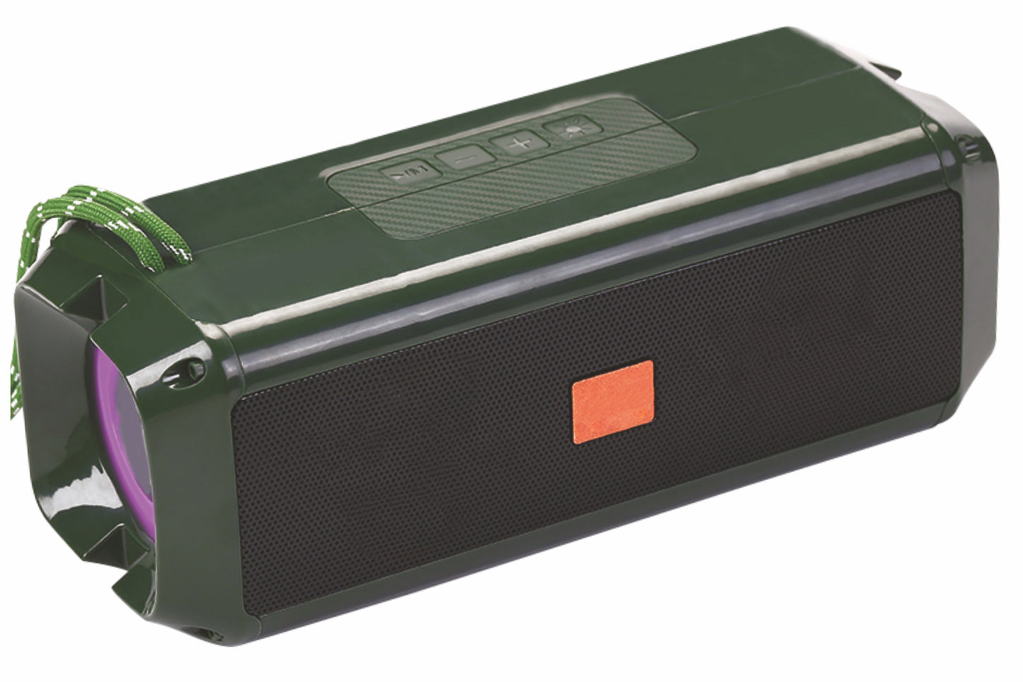 Pick Ur Needs Bluetooth 5.0 Portable Wireless Speaker with RGB Disco Light, 5 Light Modes, USB/TF Card Support & 3 Hours Playtime