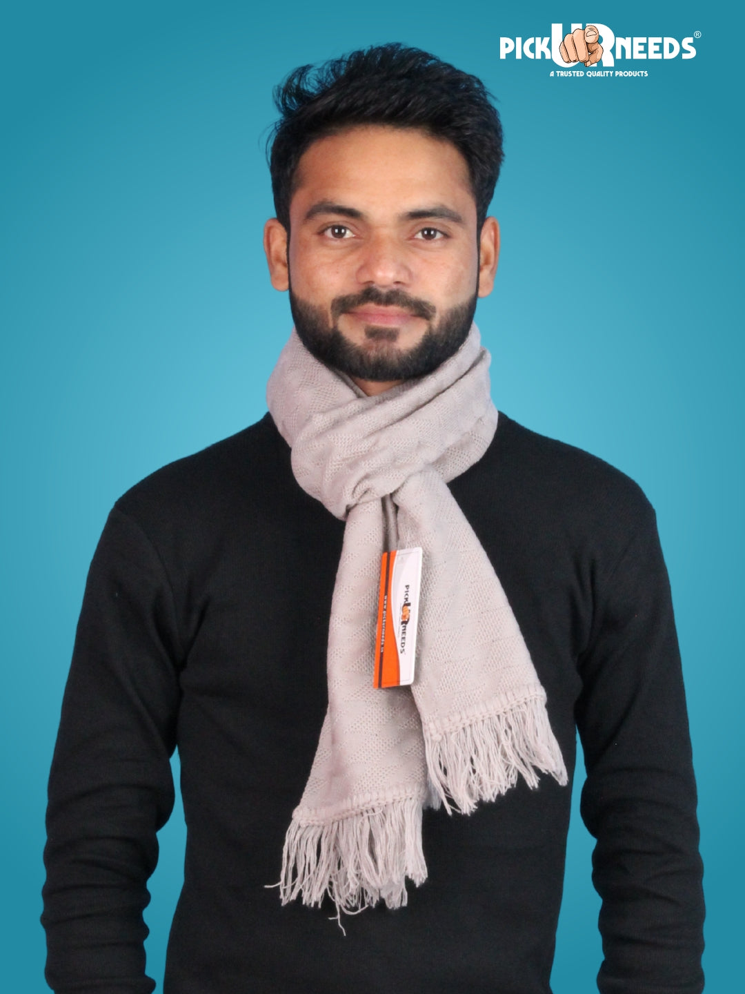 Pick Ur Needs Men’s Winter Muffler Soft Warm Woolen Scarf for Men Stylish Muffler for Office, Casual & Travel