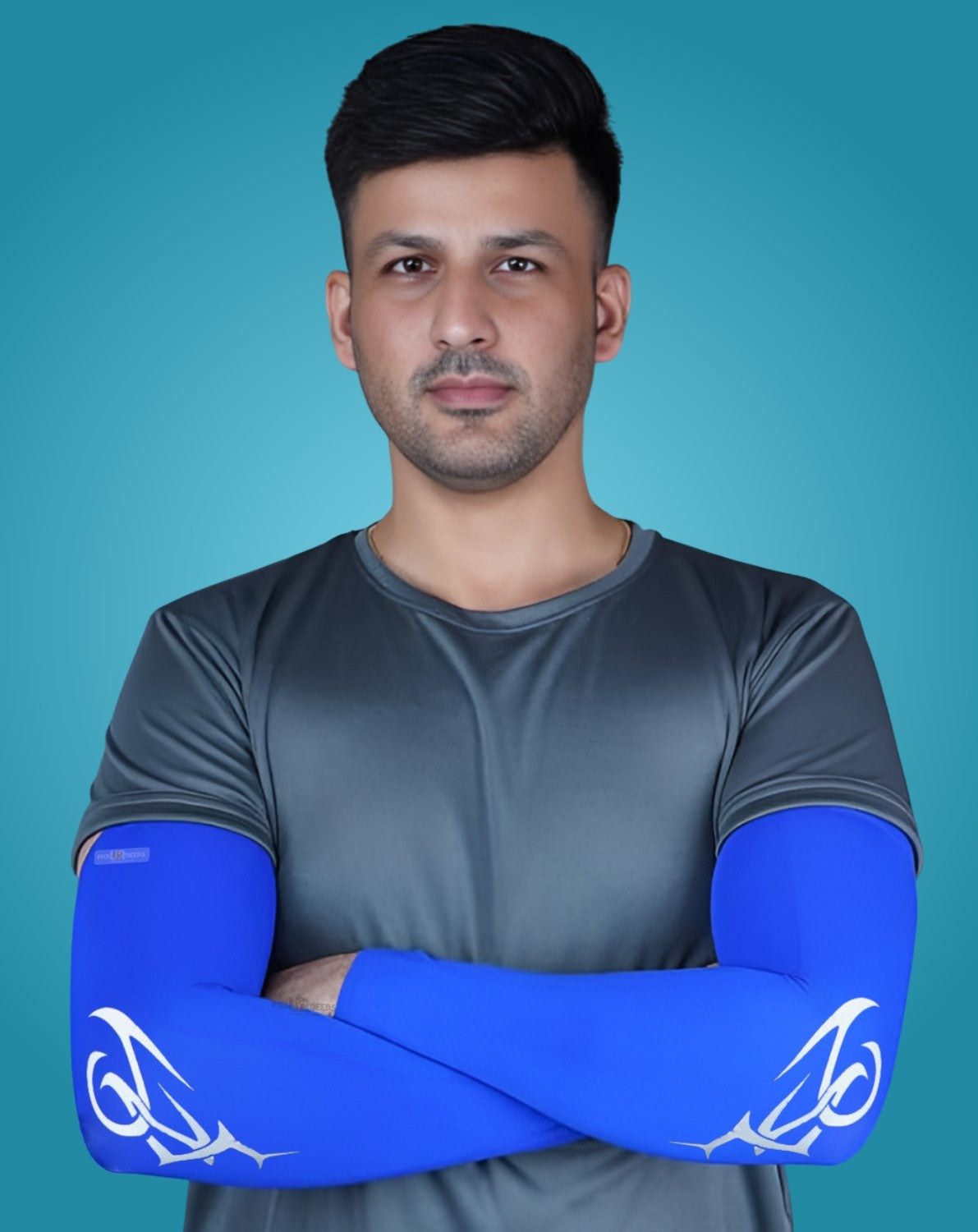 Pick Ur Needs UV Protection Arm Sleeves with Thumb Holes, Nylon Sun Protection Hand Cover for Running and Cycling, Unisex