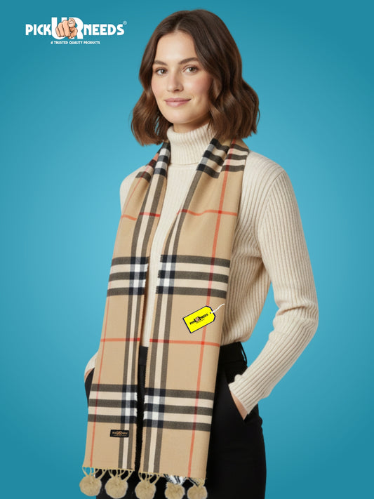Pick Ur Needs Geometric Print Women Muffler