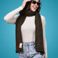 Pick Ur Needs Women’s Knitted Winter Scarf – Soft, Warm & Stylish Casual Long Muffler Stole for Girls
