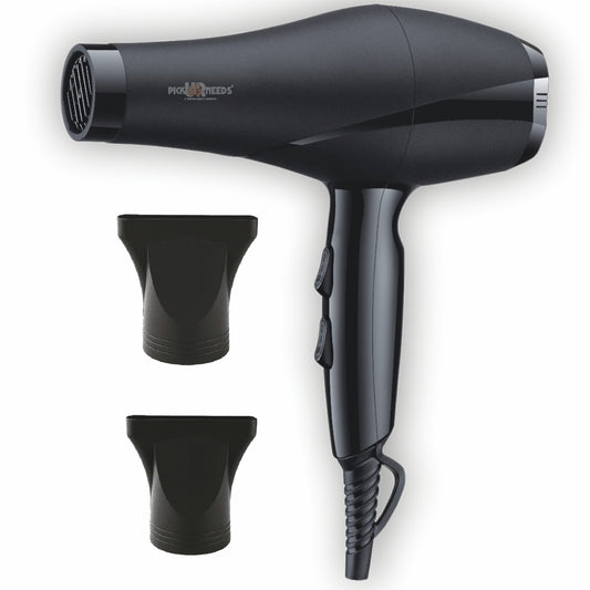 Pick Ur Needs Professional Hair Dryer With Overheat Protection 2 Speed / 3 Temperature Setting Hair Dryer  (5000 W, Black)