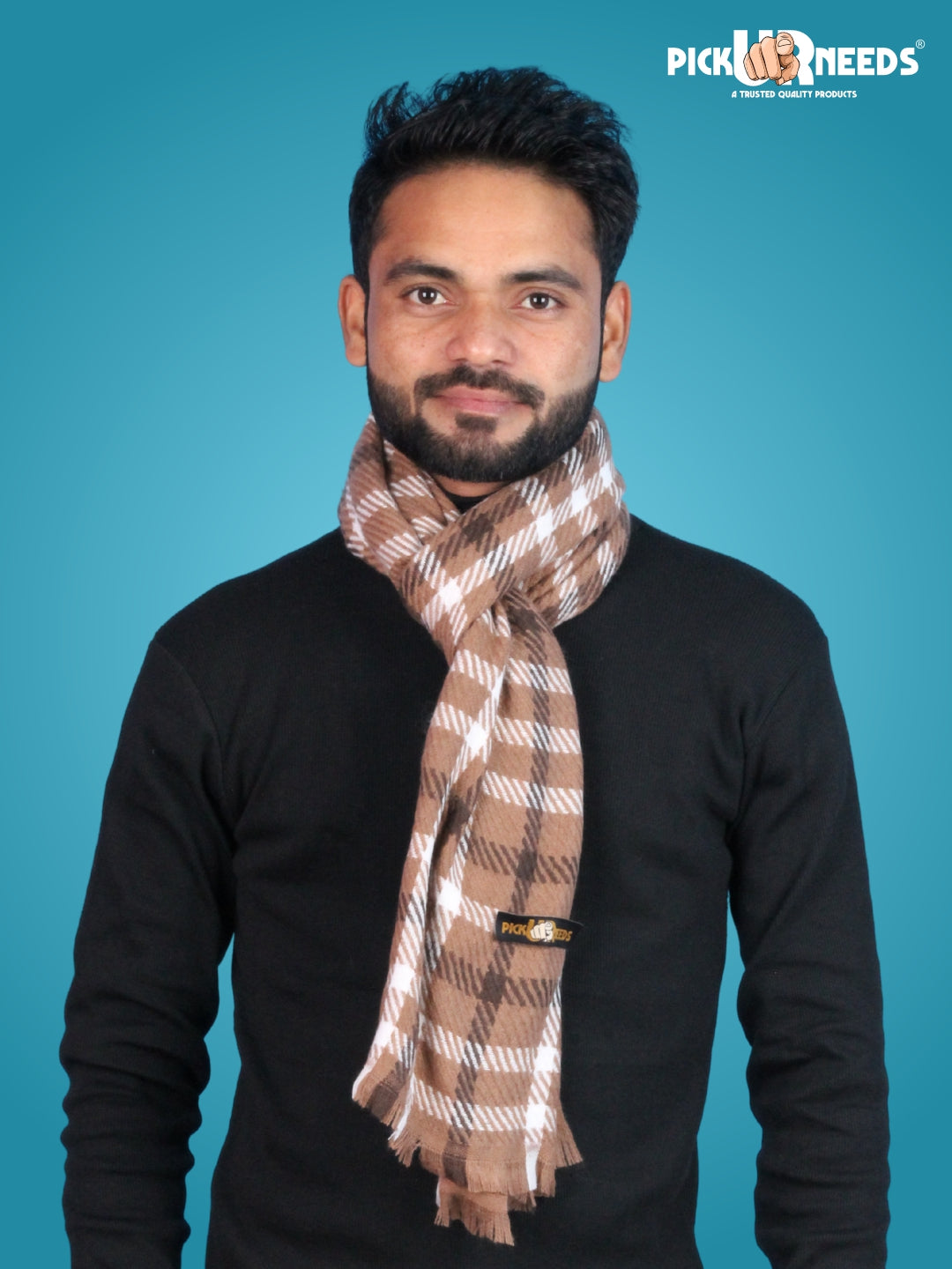 Pick Ur Needs Checkered Men Muffler