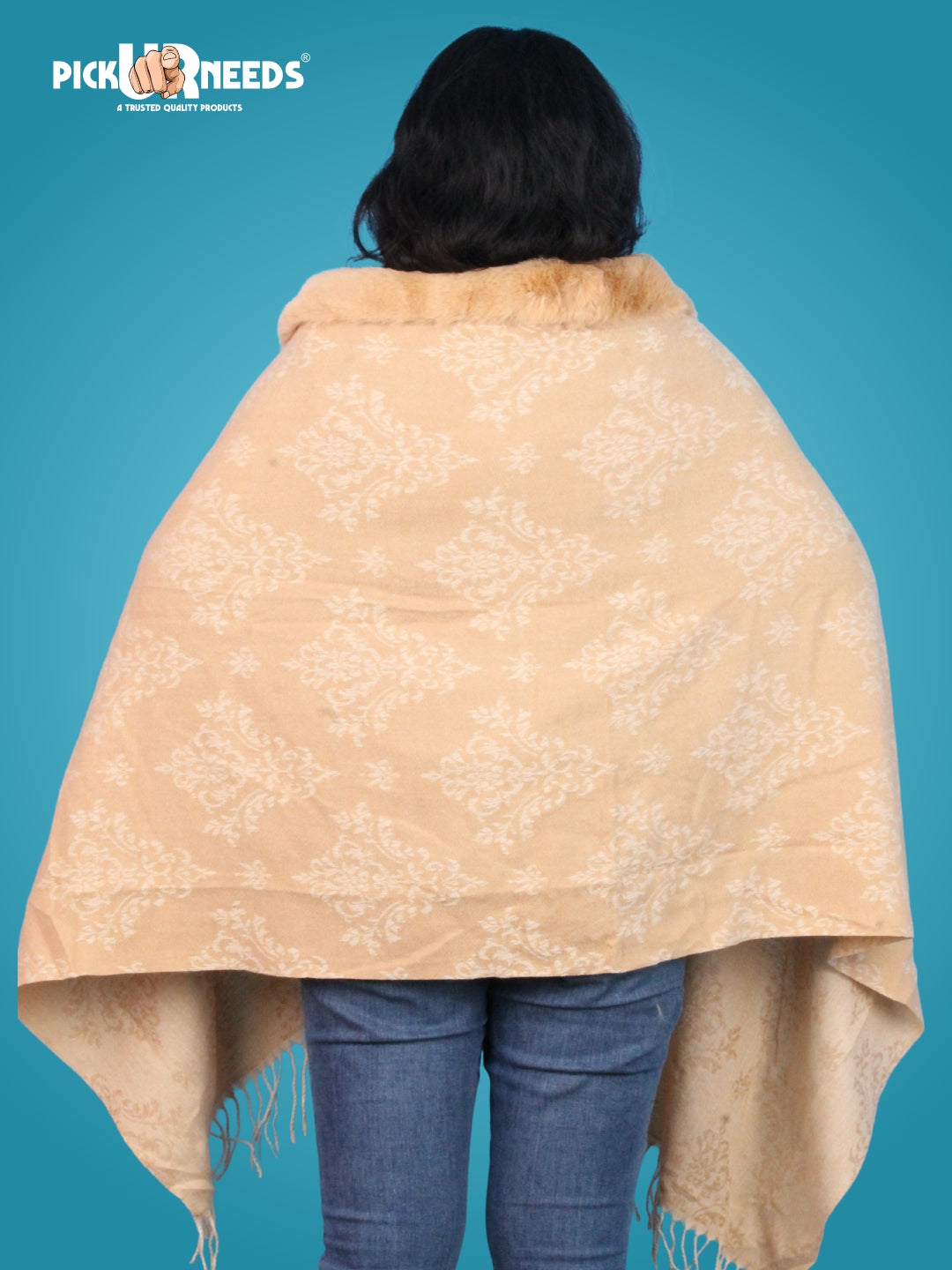 Pick Ur Needs Pashmina Self Design Women Shawl