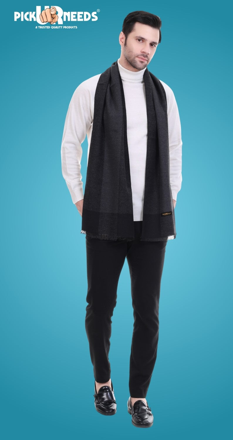 Pick Ur Needs Stylish Men’s Muffler – Warm, Soft & Trendy Winter Accessory