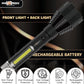 Pick Ur Needs Rechargeable 75W LED Torch Light With 3 Brightness Mode+C Type Charging+Side COB 4 hrs Torch Emergency Light