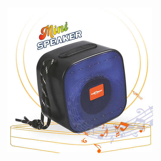 Pick Ur Needs Portable Wireless Speaker With RGB Light TF Card / USB Device / FM Radio Support 5 W Bluetooth Speaker  (Black, 5.0 Channel)