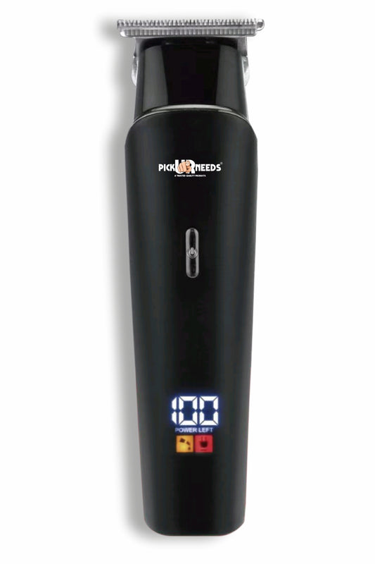 Pick Ur Needs Rechargeable Beard Trimmer / Hair Clipper 3 In 1 Adjustment Blade Type C Charge Trimmer 120 min Runtime 3 Length Settings  (Black)
