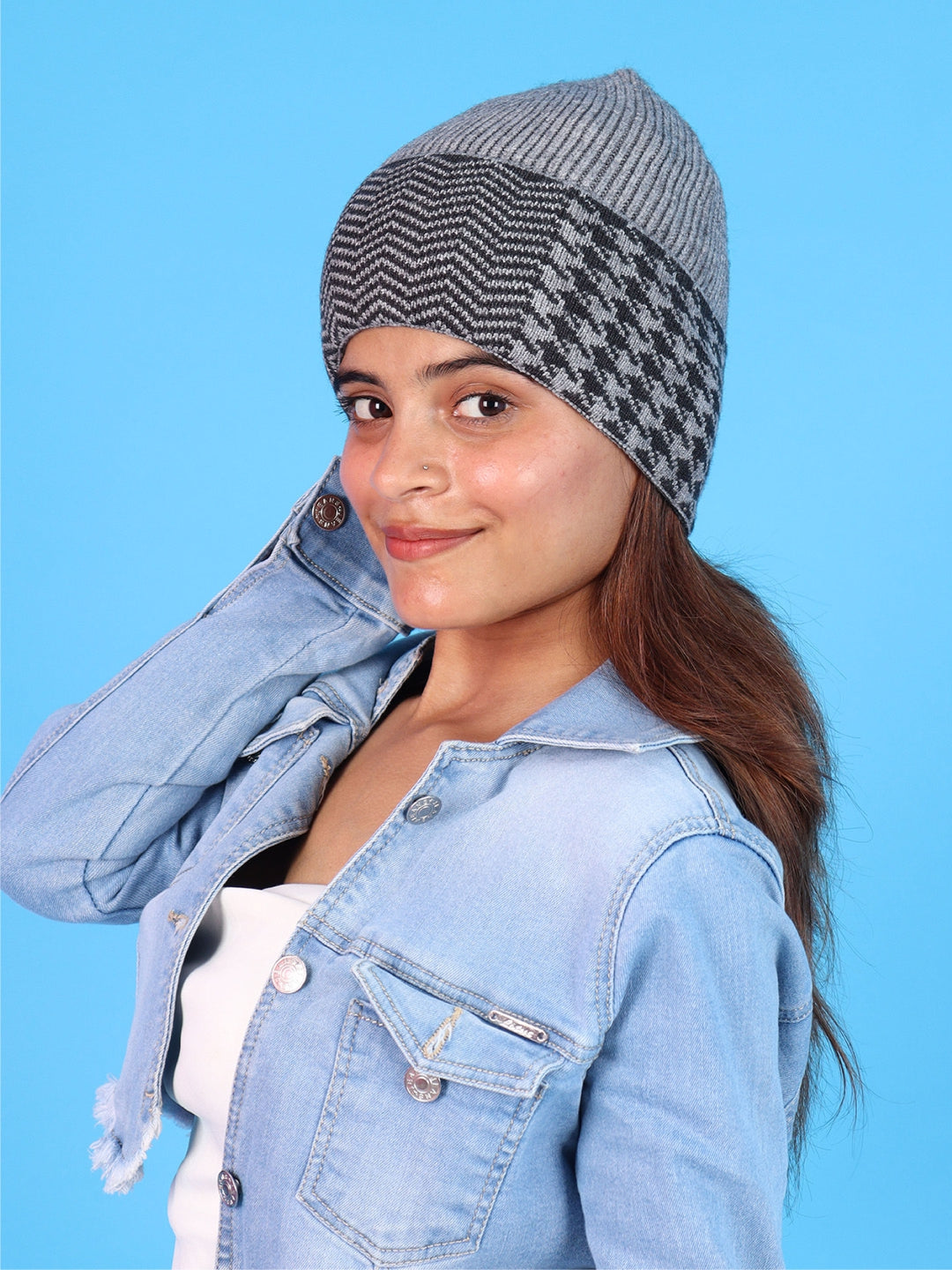 Pick Ur Needs Winter Cuff Beanie Cap – Double-Layered Warm Winter Hat