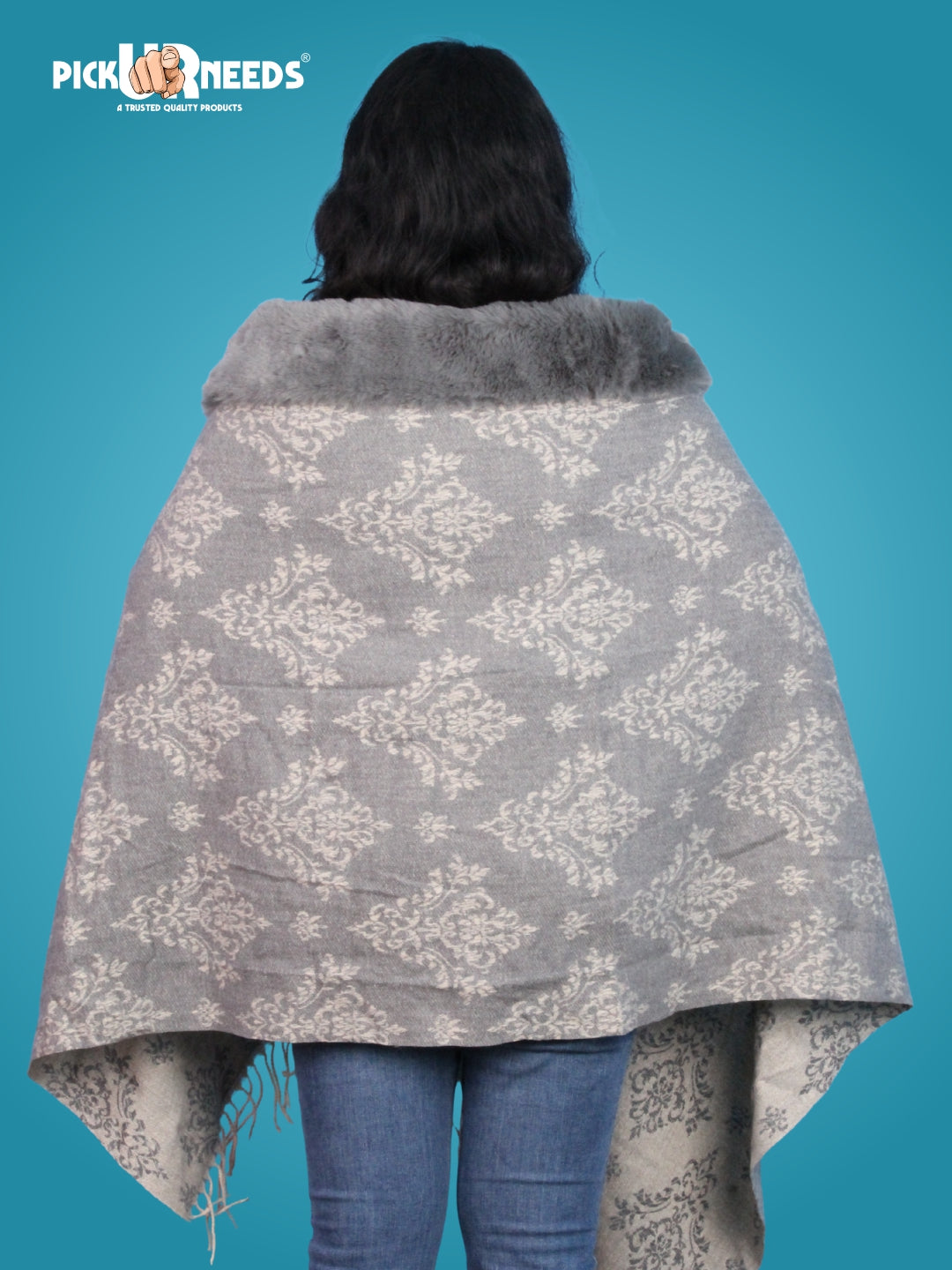 Pick Ur Needs Pashmina Self Design Women Shawl
