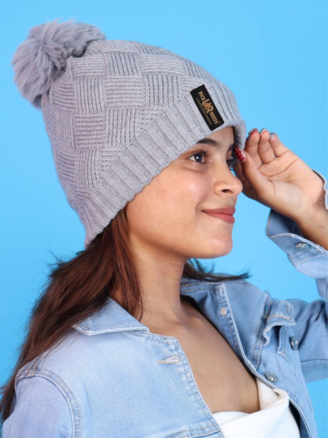 Pick Ur Needs Woolen Winter Cap – Warm & Stylish Winter Wear for Women