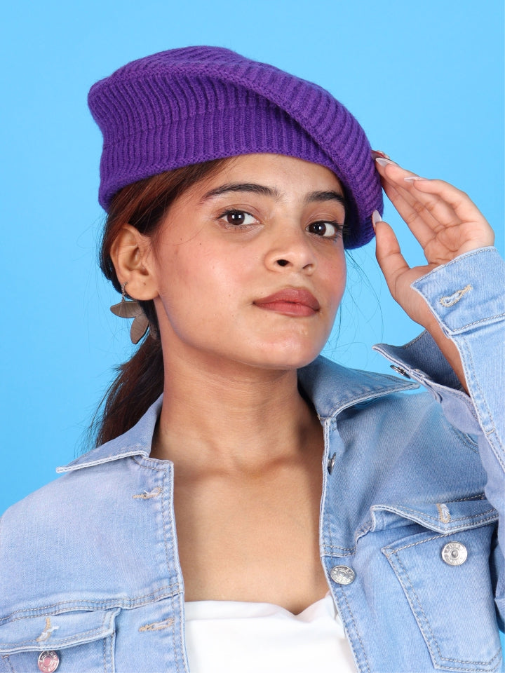 Pick Ur Needs Knitted Beret for Women – Stylish, Warm & Lightweight Winter Hat