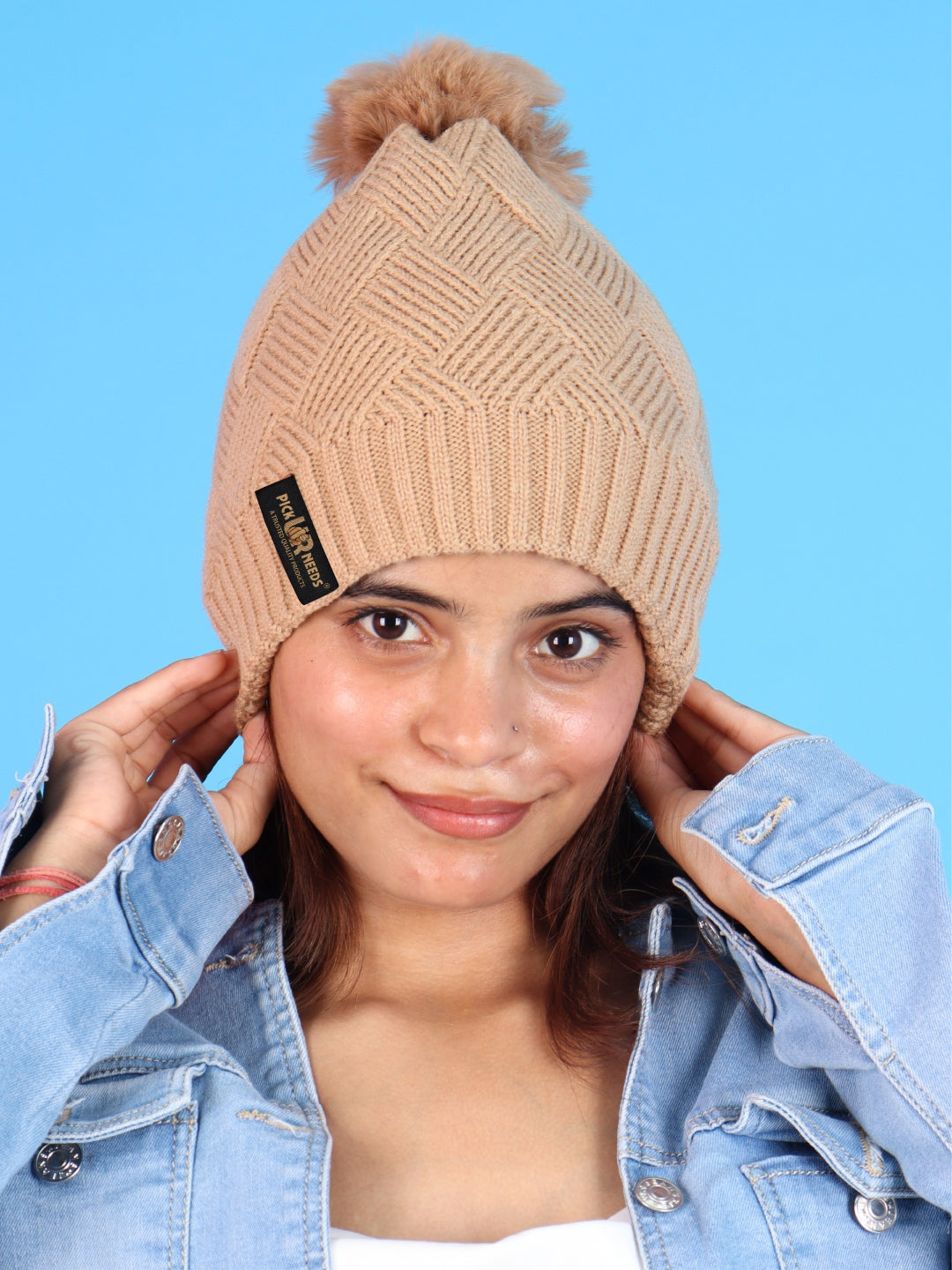 Pick Ur Needs Woolen Winter Cap – Warm & Stylish Winter Wear for Women