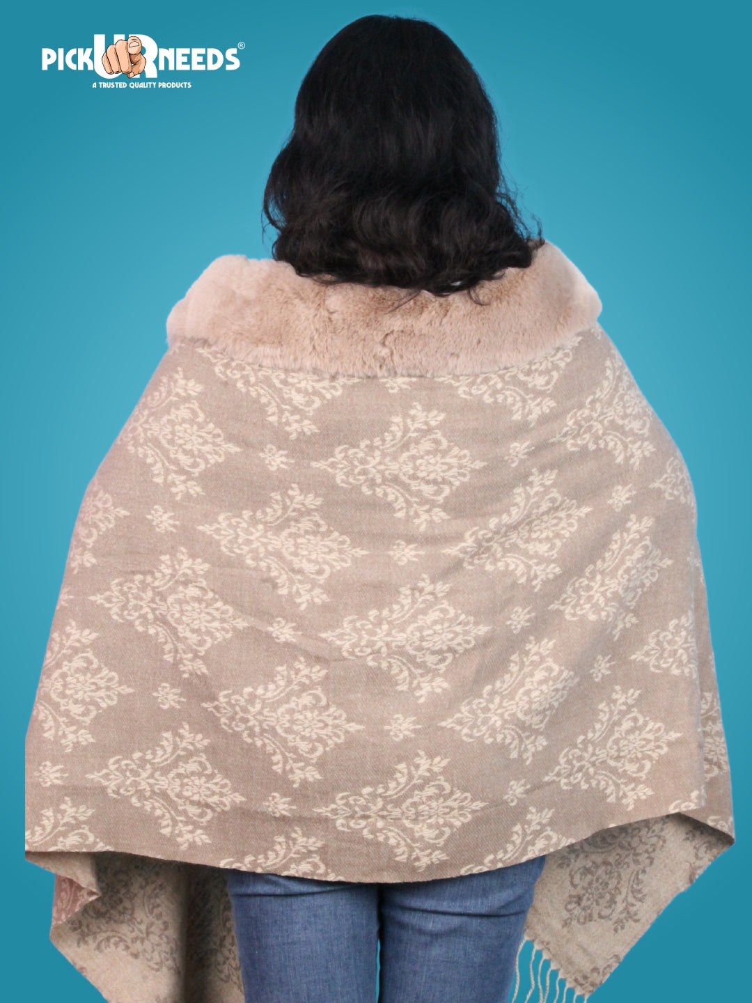 Pick Ur Needs Pashmina Self Design Women Shawl