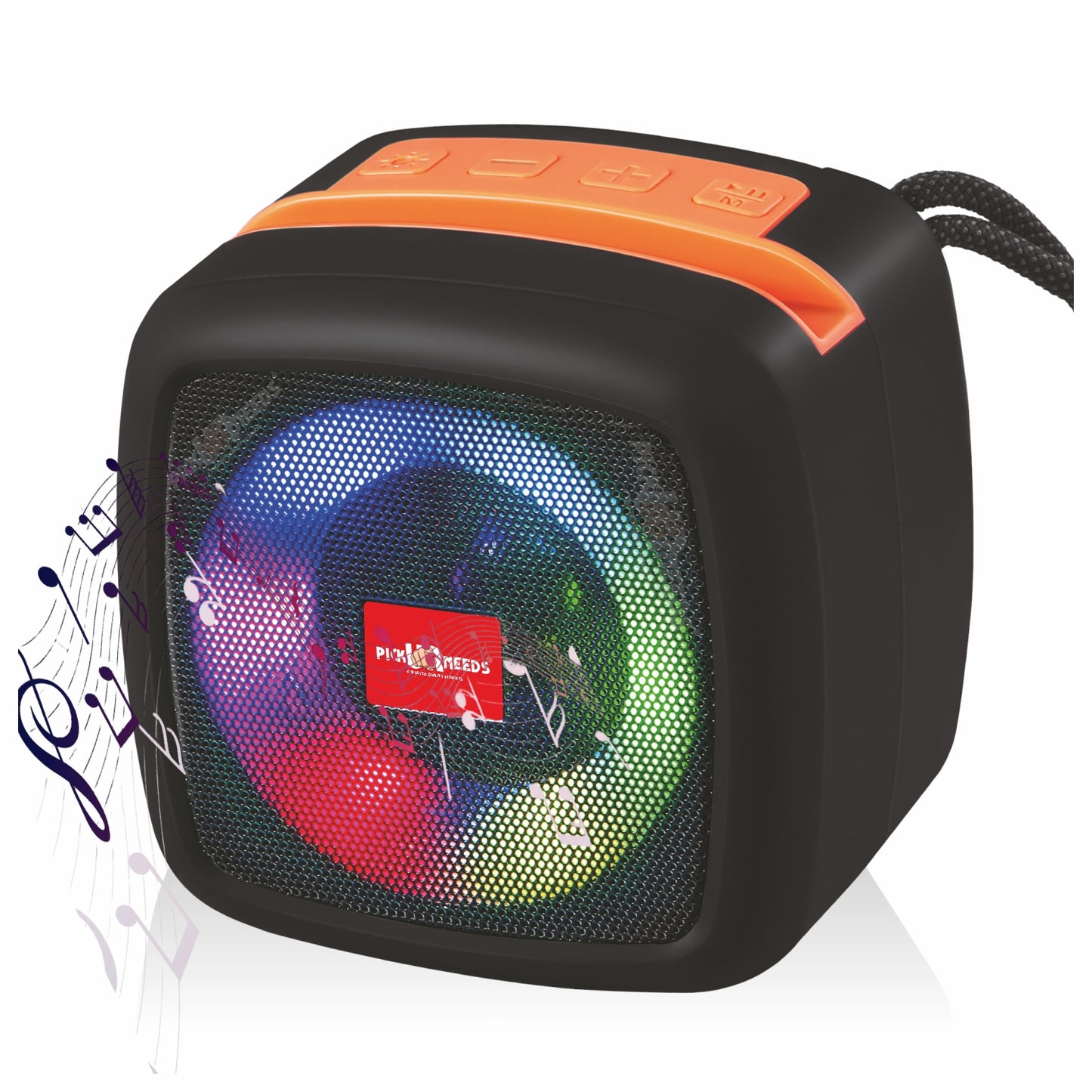 Pick Ur Needs Portable Wireless Extra Bass Mini DJ Bluetooth Party Speaker with RGB Lightshow 5 W Bluetooth Speaker  (Green, 5.0 Channel)