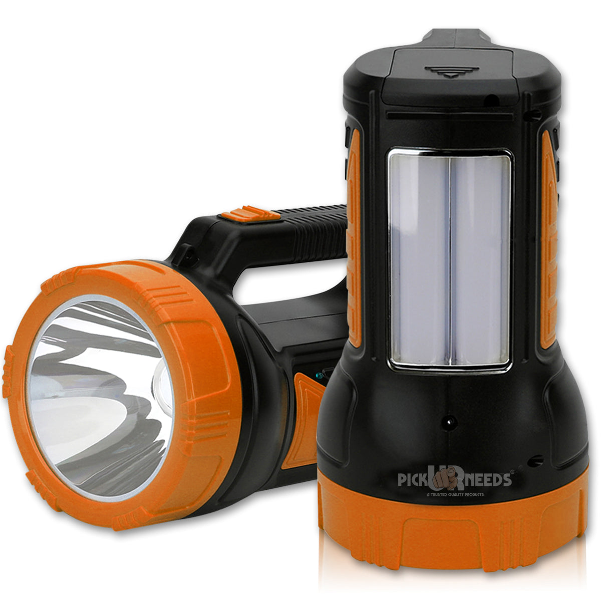 Pick Ur Needs 2 In 1 Rechargeable Long Range Emergency Search Torch Light With Side Tube Light