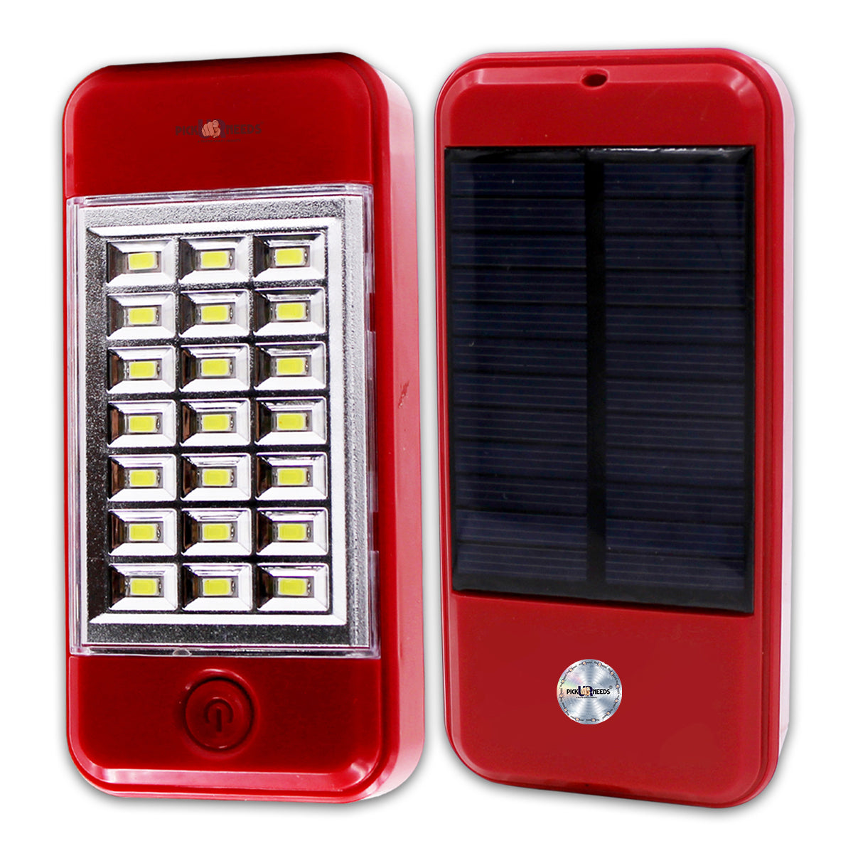 Pick Ur Needs Solar Power Bank Cum 21 Hi-Bright Led 6 hrs Lantern Emergency Light
