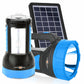 Pick Ur Needs 50W Solar Rechargeable Long Range Search Light + 2 Side Extra Bright Tube 6 hrs Torch Emergency Light
