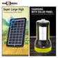 Pick Ur Needs 50W Solar Rechargeable Long Range Search Light + 2 Side Extra Bright Tube 6 hrs Torch Emergency Light