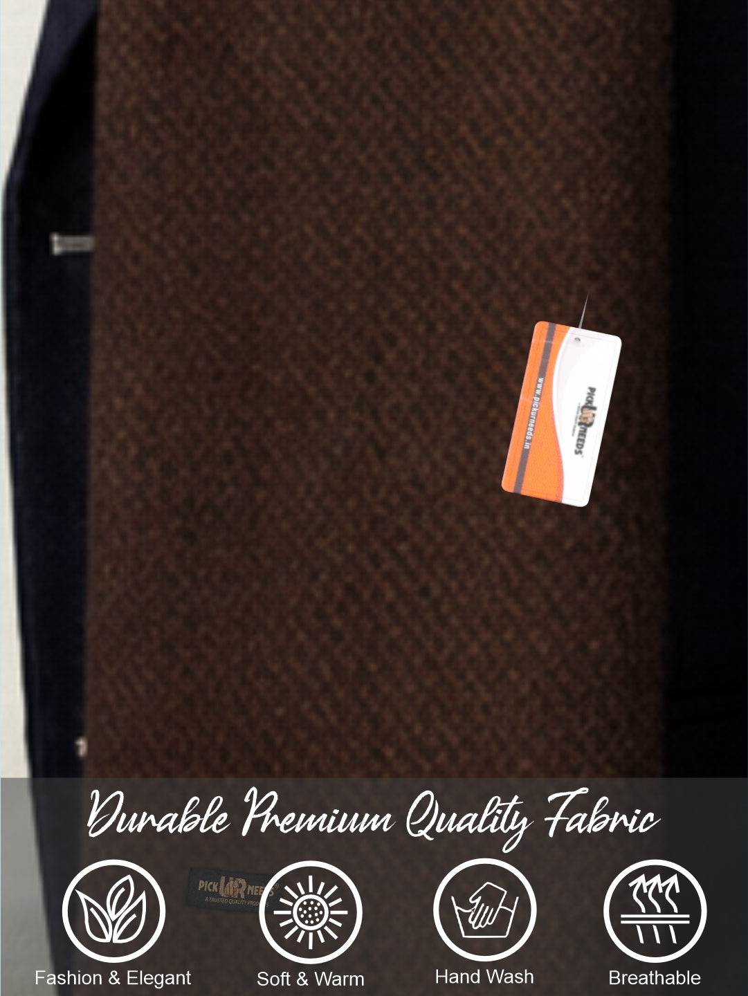 Pick Ur Needs Women's Soft Wool Blend Shawl Warm Winter Wrap Stylish Ethnic Stole for Ladies