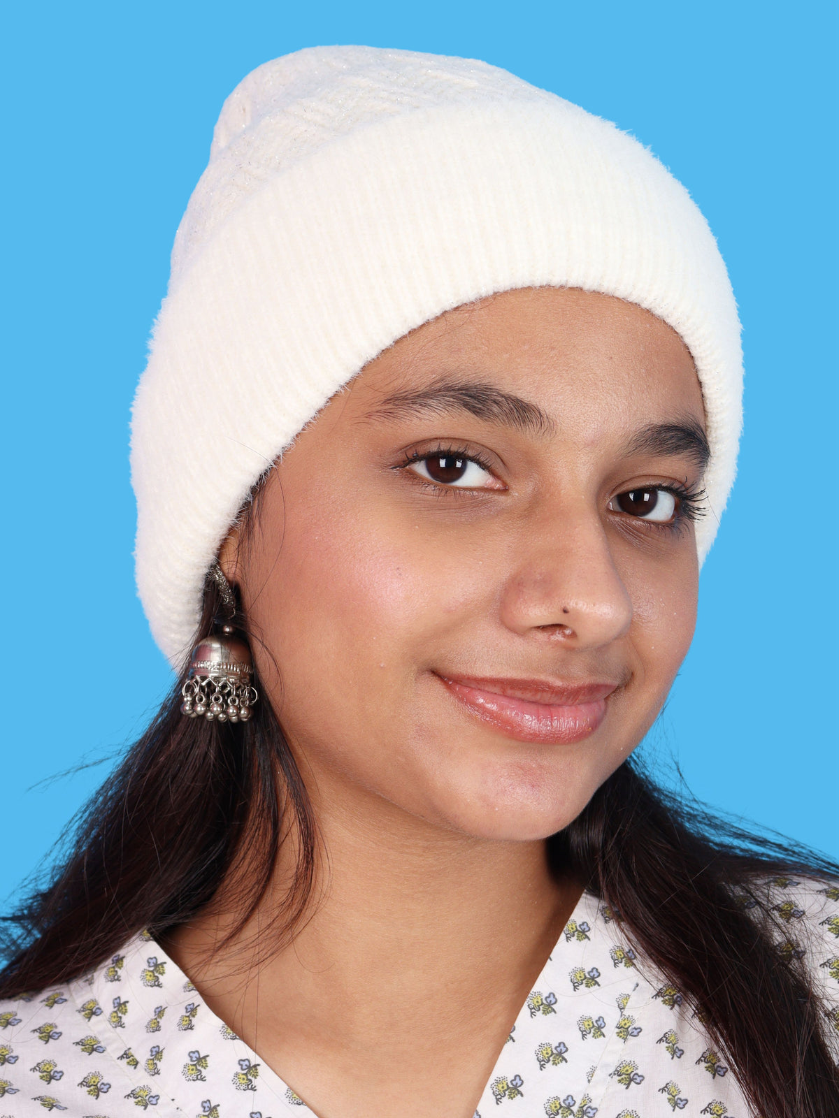 Pick Ur Needs Women & Girls Winter Beanie Cap Cozy & Soft Knitted Warm Hat with Stretchable Fit