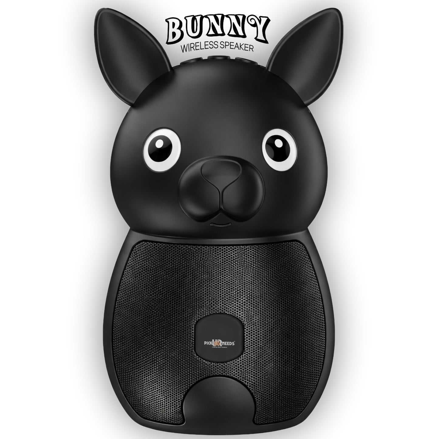 Pick Ur Needs Bunny Bluetooth Speaker | Cute Portable Wireless Speakers with TWS, FM Radio, USB & TF Card | Rechargeable Mini Speaker for Kids & Desk Use