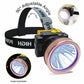Pick Ur Needs 200W Laser Rechargeable Headlamp With Straps For Outdoor Usage 3600 mAh Battery 5 hrs Torch Emergency Light