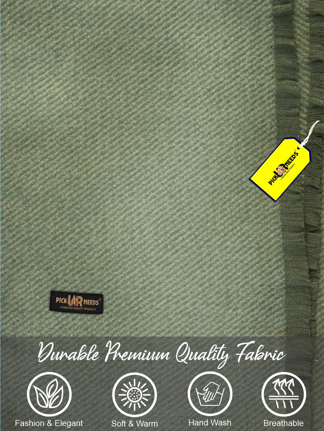 Pick Ur Needs Men’s Classic Winter Muffler Ultra-Soft Woolen Scarf with Premium Finish for Formal & Casual Outfits