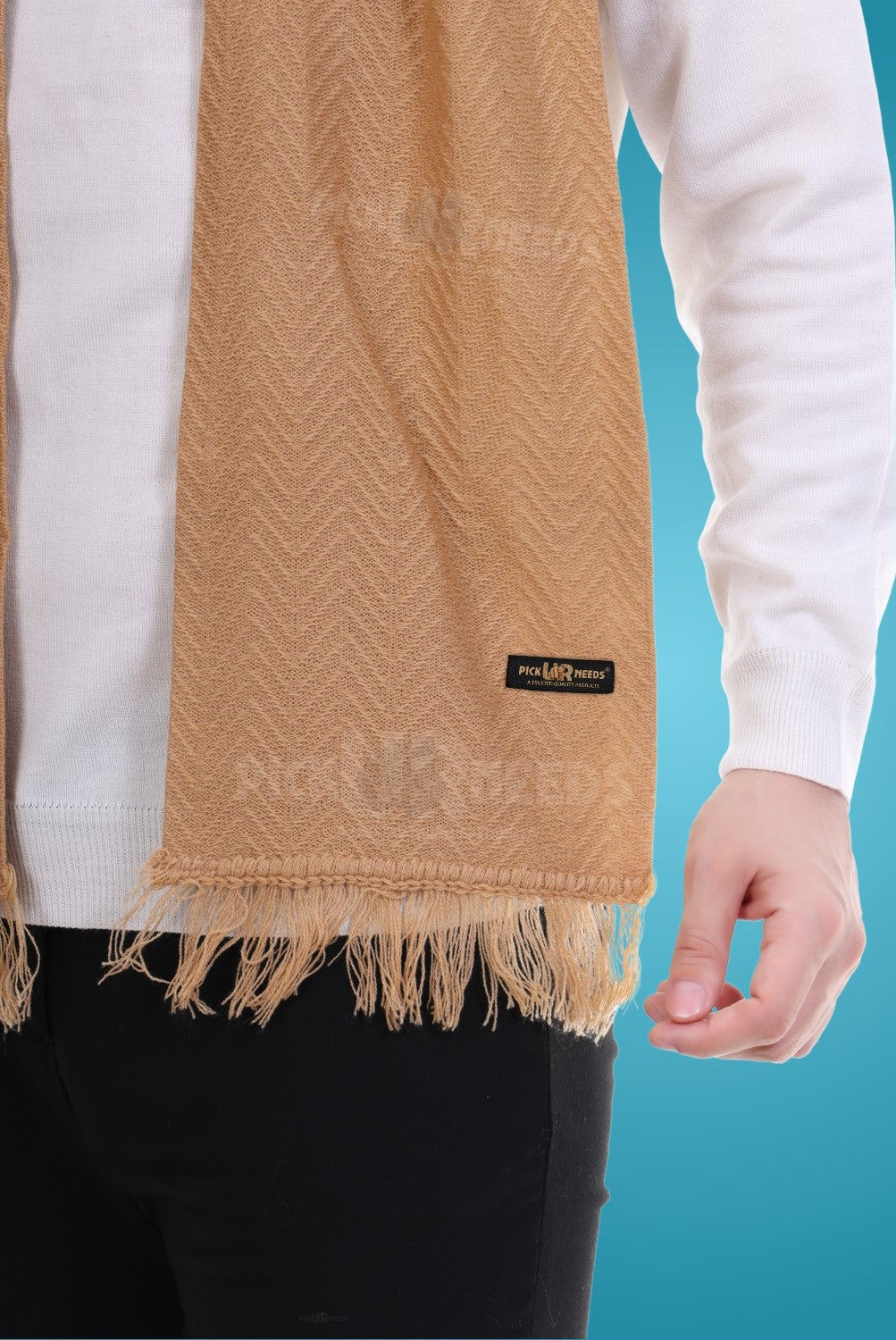 Pick Ur Needs Stylish Men’s Muffler – Warm, Soft & Trendy Winter Accessory