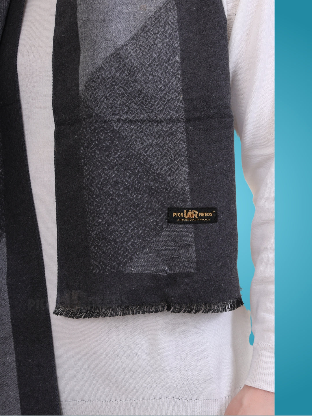 Pick Ur Needs Stylish Men’s Muffler – Warm, Soft & Trendy Winter Accessory