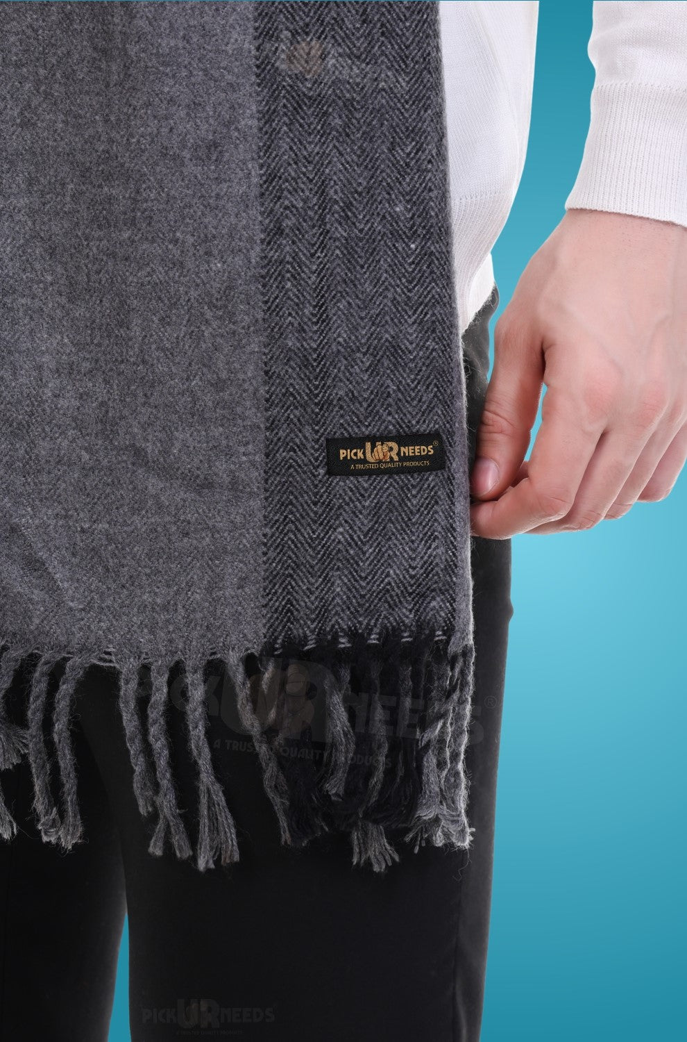 Pick Ur Needs Stylish Men’s Muffler – Warm, Soft & Trendy Winter Accessory