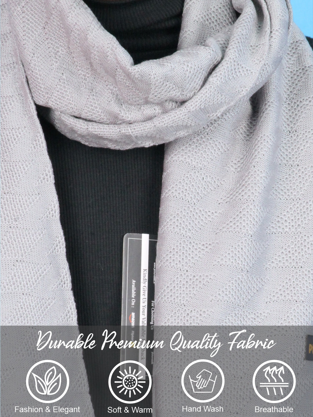 Pick Ur Needs Men’s Winter Muffler Soft Warm Woolen Scarf for Men Stylish Muffler for Office, Casual & Travel