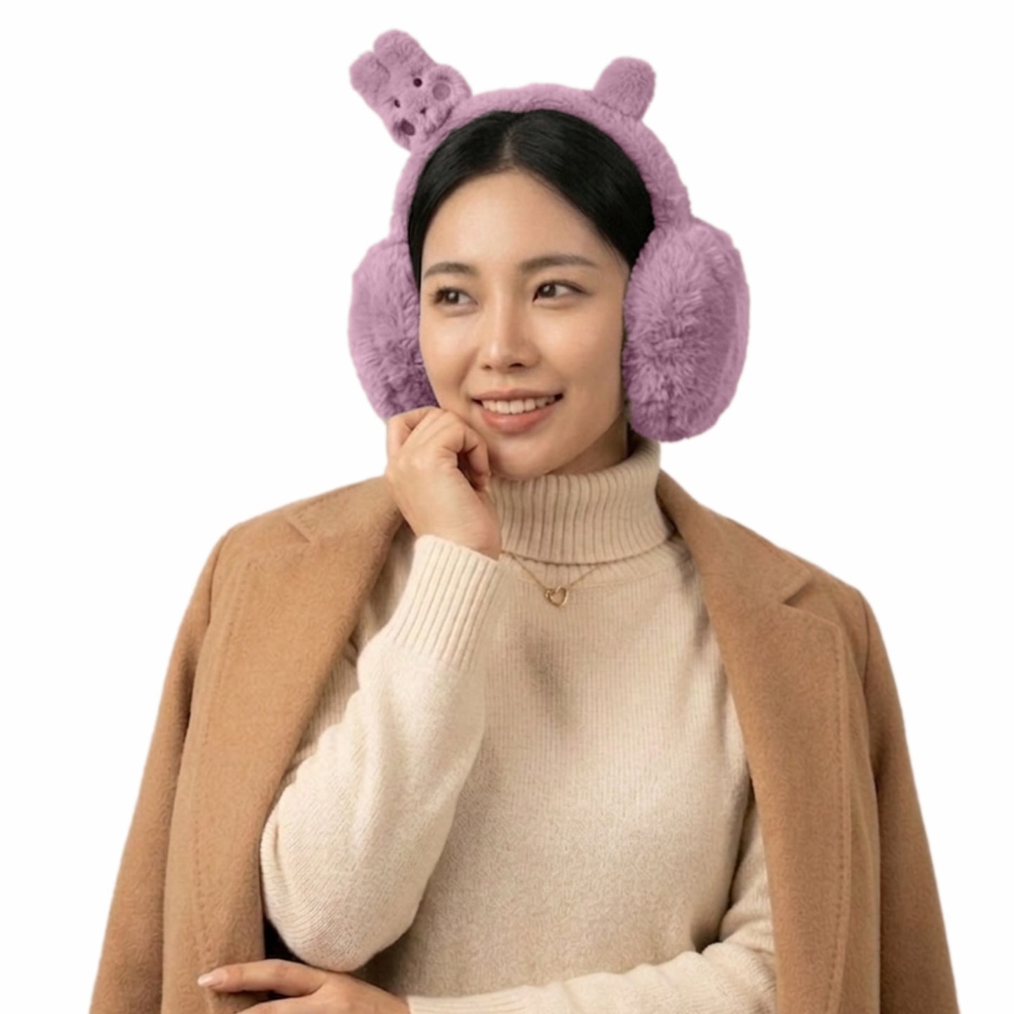 Pick Ur Needs Stylish Rabit Design Foldable / Adjustable Ear Muff High Quality Furr Ear Warmer Ear Muff