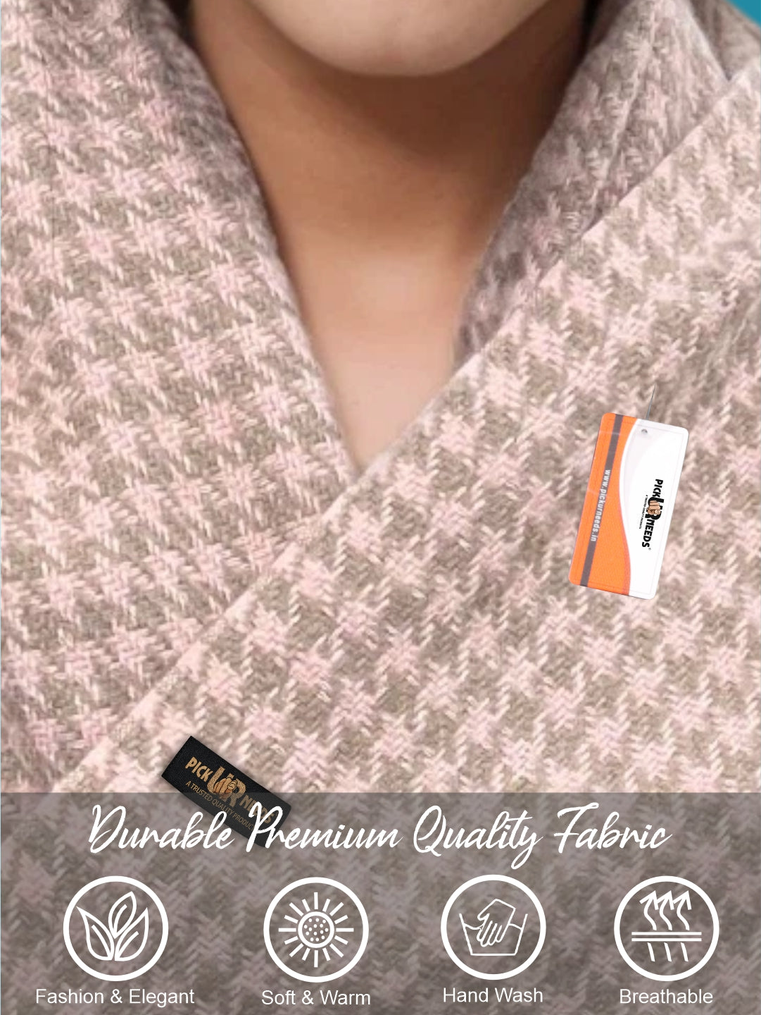 Pick Ur Needs Soft, Warm & Breathable Premium Wool Blend Winter Scarf for Men Fashionable Elegant Muffler