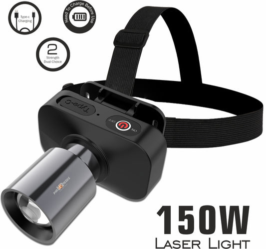 Pick Ur Needs Rechargeable Head Lamp With 3 Mode Light Zooming With Metal Head Adjustable LED 5 hrs Torch Emergency Light