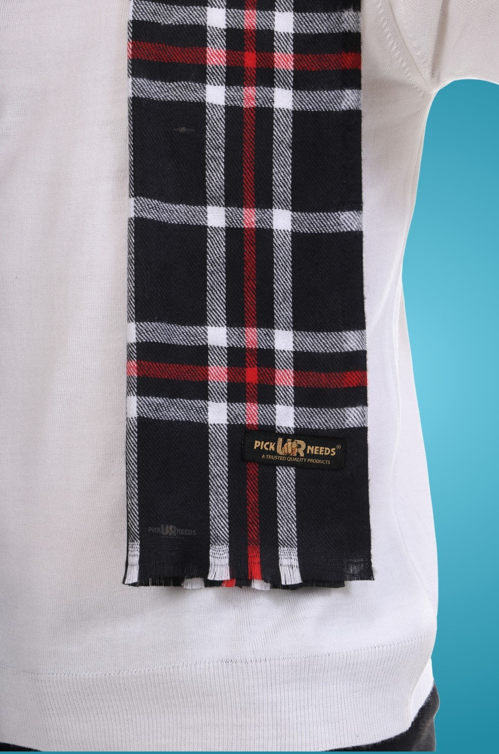 Pick Ur Needs Stylish Men’s Muffler – Warm, Soft & Trendy Winter Accessory