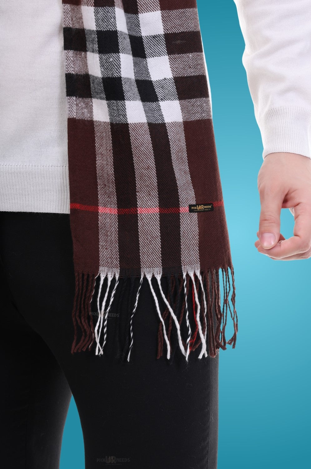 Pick Ur Needs Stylish Men’s Muffler – Warm, Soft & Trendy Winter Accessory