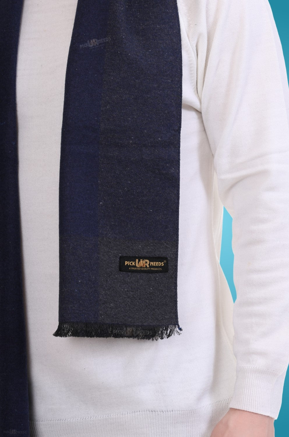 Pick Ur Needs Stylish Men’s Muffler – Warm, Soft & Trendy Winter Accessory