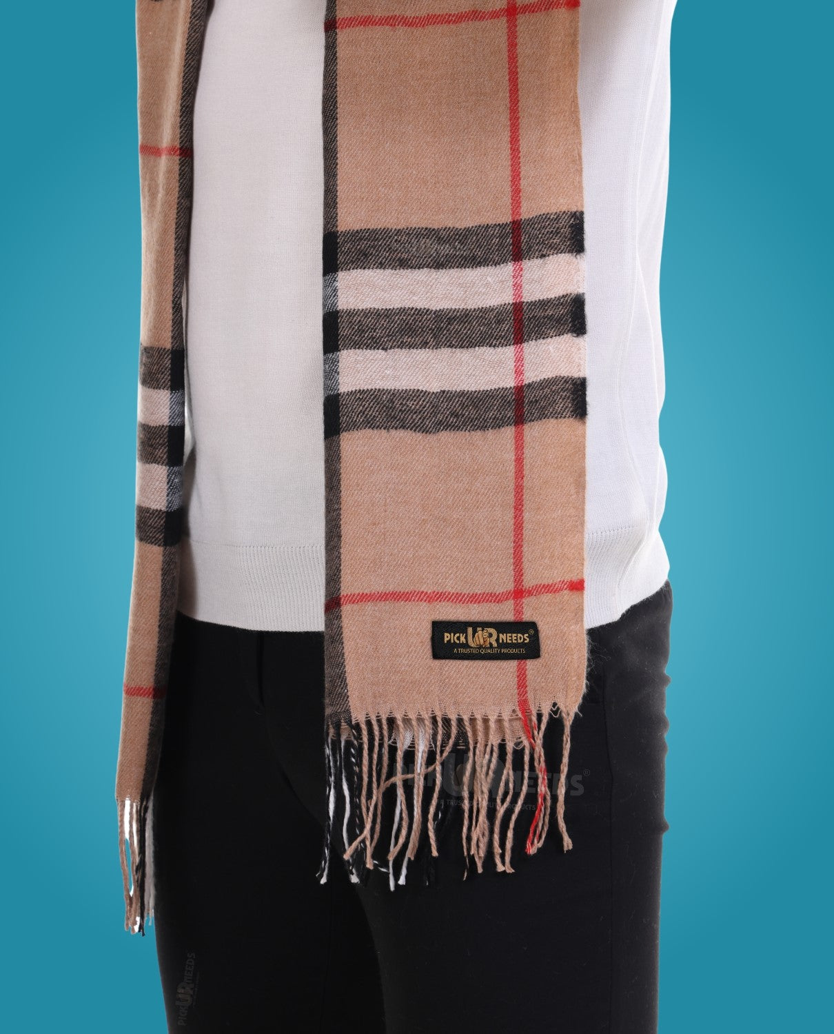 Pick Ur Needs Stylish Men’s Muffler – Warm, Soft & Trendy Winter Accessory